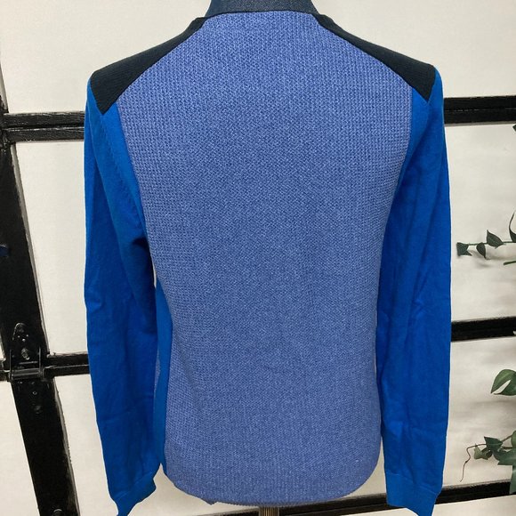 Mens Lot of 2 Lightweight Sweaters: A/X Blue & Banana Rep Red Wine Size Small - Picture 3 of 10